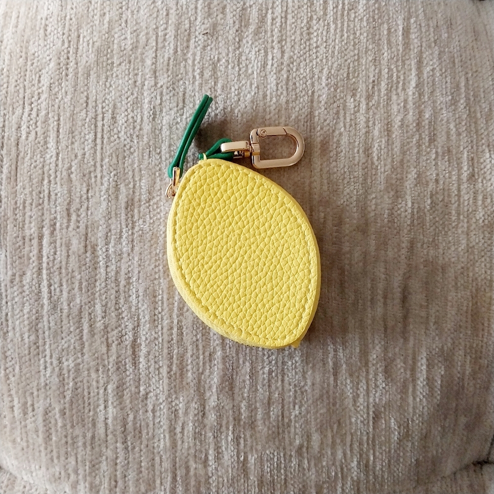 LAST ONE! Lemon Bag Charm Coin Purse Keychain